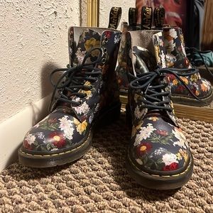 Floral Doc Martens